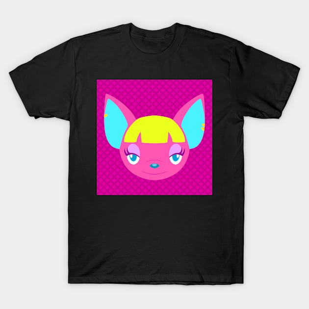 Fuchsia ACNH w/ Background T-Shirt by Apeiro-phobiac